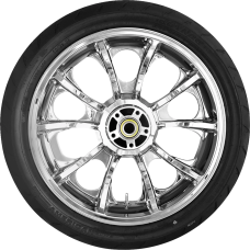 Coastal Moto Largo Rear Wheel - Chrome (18") | Dunlop Tire (180/55B18) - 0336-0020  PKG-LAR185CH-ABST